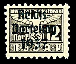 Nazi Party Dues "NSDAP" 1937  12RM  Party Congress